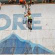 Karen Colby makes it within range of helpers at Everest. Courtesy of John Mitkus