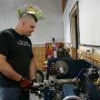Greg Williams works in a fabrication area where parts can be customized. SUSAN JOHNS/Wiscasset Newspaper