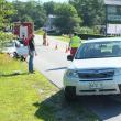Frederick Fahlsing looks over the damage to his Subaru after he was rear ended by Michael Andretta on August 1. RYAN LEIGHTON/ Boothbay Register
