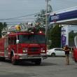 Boothbay Harbor Fire Department showed up to Irving gas station after smoke was reported from inside the building on August 13. RYAN LEIGHTON/Boothbay Register