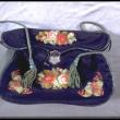 A hand-sewn handbag, circa 1880-1910, at Castle Tucker. Courtesy of Castle Tucker