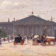 Anotole Eugene Hillairet (French, 1880-1928), “Le Pont de la Concorde, Paris,” oil on board.
