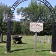 The new arch sign funded by the Boothbay Region Garden Club. Courtesy of Merlin Gray