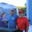 President Chip Davison of Davison Construction and and chief Jack Meehan of Meehan Construction. Courtesy of MCBA