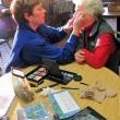Deborah Walder, Mary Kay director (left), gives a Spectrum Generations friend a new face during a makeover session at Spectrum Generations. Courtesy of Spectrum Generations
