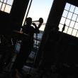 The sounds of the Sheepscot Jazz & Swing Company entertained party guest at Boothbay Harbor Shipyard on August 15. RYAN LEIGHTON/Staff Reporter