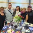 DEB POWERS, left, from Saco shared a table with Mark and Angela Feldser and Kira and Mike Pridham. SUZI THAYER/Boothbay Register