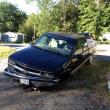 Front end damage to the Chevrolet pickup. RYAN LEIGHTON/Boothbay Register