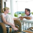 Cate Blanchett and Alec Baldwin in “Blue Jasmine.”