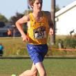 Senior Jack Hasch smashed his prior PR on Saturday with a 18:01 finish and fourth place among BRHS runners. SUE MELLO/Boothbay Register