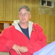 Edgecomb Fire Chief Roy Potter listens to comments by the planning board's vice chairman Barry Hathorne, at the October 21 Edgecomb selectmen's meeting. SUSAN JOHNS/Wiscasset Newspaper