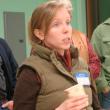 Wiscasset Town Planner Misty Parker discusses the Wiscasset Area Chamber of Commerce's upcoming buy local campaign, “Think Outside the Box.” SUSAN JOHNS/Wiscasset Newspaper