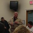 Southport resident Paul Coulombe discusses his plans to further develop the golf course as part of a TIF (tax incremental financing) district proposed by the town of Boothbay. RYAN LEIGHTON/Boothbay Register