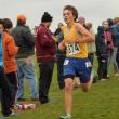Displaying the consistency and strength that have been hallmarks of his running career, Campbell finishes fourth for BRHS, 11th overall at 18:24. SUE MELLO/Boothbay Register