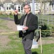 Cullen Ryan, Executive Director of Community Housing of Maine (CHOM), thanks the many people responsible for the rehabilitation of Campbell Creek Village, formerly West Harbor Pines, during the grand opening celebration on September 26. KEVIN BURNHAM/Boothbay Register