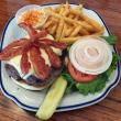 OOOEEE BUBBA! Mr. C’s infamous Bubba Burger will take the chill out of any winter day. SUZI THAYER/Boothbay Register