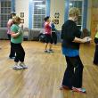 A class of students getting their groove on at the Lions Club. KATRINA CLARK/Boothbay Register