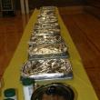 There were lots of casseroles donated for the awards banquet. KEVIN BURNHAM/Boothbay Register