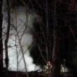 Smok from remains of Alna fire 