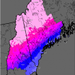 Photo of NWS storm map