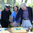 Photo of Howard Wright, Elaine Jones and Earle Shettleworth, Jr.