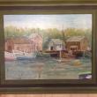 Waterfront watercolor by Joyce Hines