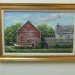 Summer Barn, oil, 12 x 16, Roger Milinowski