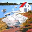 “Red Roof,” John Butke 12’ x 12”