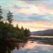 “Lake Symphony” oil by Mary Buergin