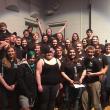 BRHS One Act Competion cast 2016 with director Mary Miller