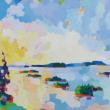 Henry Isaacs, “Sunset Across Penobscot Bay”