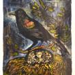 “Rewing Blackbird,” tempra resist, Thomas Block