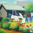 Sarah Greenier’s “Wash Day, Monhegan”