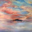 Summer Island pastel by Kim Skillin Traina