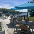 Deck at Ocean Sunset