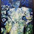 "Night Magic" - oil - Bernadette deCesares. Courtesy of the venue