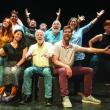 Tanglin' Hearts Cast. Front row: Mallory Adams, Skip Simonds, Soren Barker; Back row: Honora Boothby, Cameron Kinney, Niall Lessard, Stephen Wallace, Nick Azzaretti, Carole Florman, Katie Fearn. (Photo by George Bates)