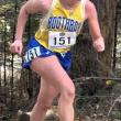 A girl runner. 