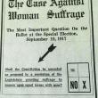 Women's suffrage ballot ad
