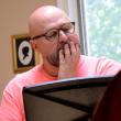 Jeffery Caron at the first reading of Words and Music