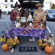 Halloween parade participants.