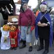 Halloween parade participants.