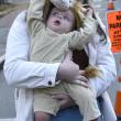 Halloween parade participants.