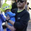 Halloween parade participants.