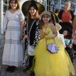 Halloween parade participants.