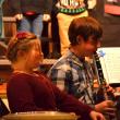 Aurora Wallace plays the autoharp and Ryder Baker plays the clarinet. KEVIN BURNHAM/Boothbay Register