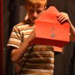 Duncan Scott does one of the readings. KEVIN BURNHAM/Boothbay Register