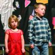 The kindergarten and first graders sing "A Frosty Winter Holiday." KEVIN BURNHAM/Boothbay Register