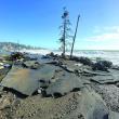 January 2024 storm damage on Shore Road at Ocean Point. File photo