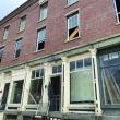 Wawenock block in downtown Wiscasset Aug. 21, after scaffolding that had long been there was removed. Work on the building continued. SUSAN JOHNS/Wiscasset Newspaper 